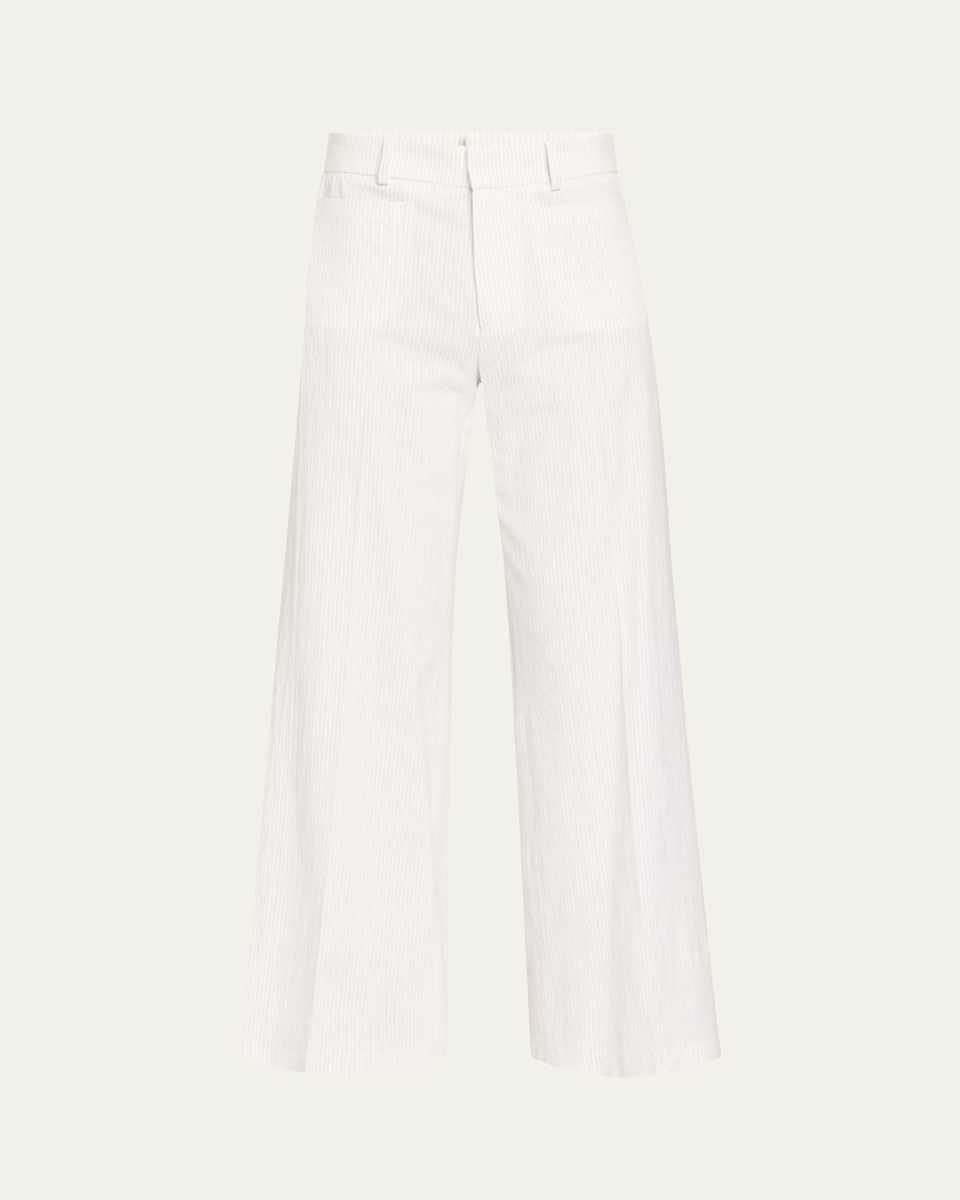 Le Slim Palazzo Modernist Pocket Jeans
